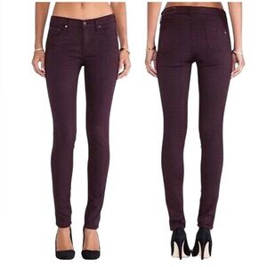 Rag & Bone Women's Skinny eggplant color Jeans